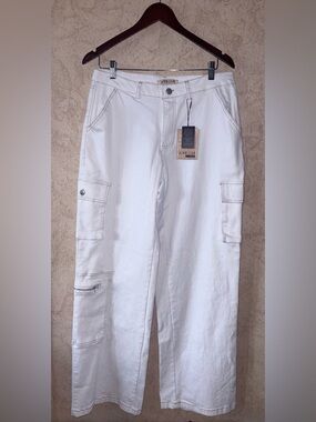 Love Cult Low Rise Wide Leg Cargo Jean